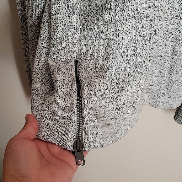 Express Mens Cowl Neck Knit Pullover Sweater - Picture 4 of 9